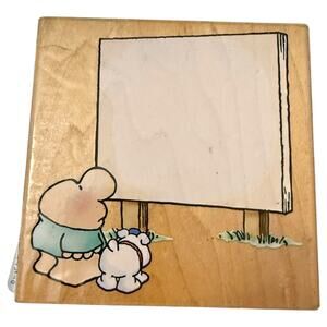 Stampendous! Large Ziggy Say What GW001 Rubber Stamp